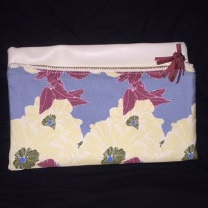 Rachel Pally tan floral clutch brand new